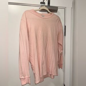 TNA SALMON PINK LONGSLEEVE